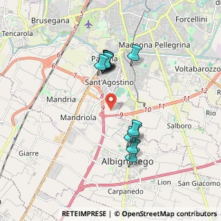 Mappa Via Giuseppe Garibaldi, 35020 Albignasego PD, Italia (1.63154)