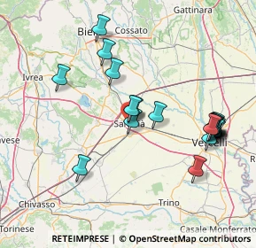 Mappa Via Collodi, 13048 Santhià VC, Italia (15.8935)