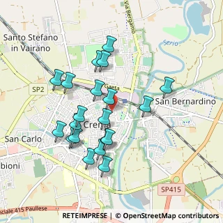 Mappa Via San Bernardo, 26013 Crema CR, Italia (0.8705)
