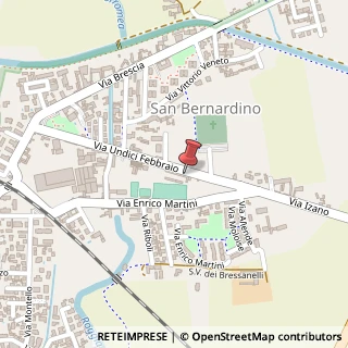 Mappa Via XI Febbraio, 38, 26013 Crema, Cremona (Lombardia)