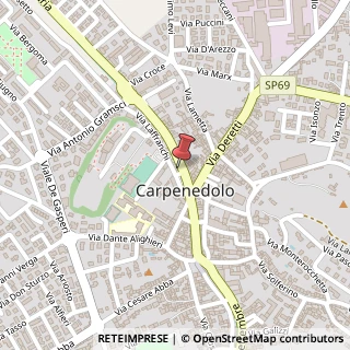 Mappa Via Giuseppe Zanardelli, 1, 25013 Carpenedolo, Brescia (Lombardia)
