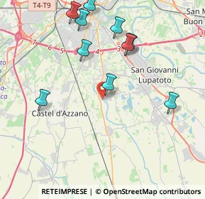 Mappa Via Torre, 37060 Buttapietra VR, Italia (6.3135)