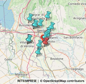 Mappa Via Torre, 37060 Buttapietra VR, Italia (8.67667)
