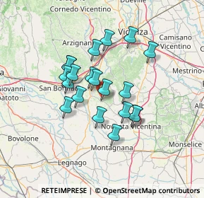 Mappa Piazza Santa Savina, 36045 Alonte VI, Italia (10.854)