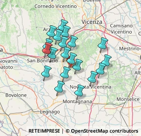 Mappa Piazza Santa Savina, 36045 Alonte VI, Italia (10.8045)
