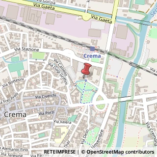 Mappa Via Ugo Palmieri, 1, 26013 Crema, Cremona (Lombardia)