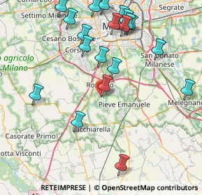 Mappa Via Giuseppe Verdi, 20080 Basiglio MI, Italia (9.3975)
