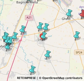 Mappa Via Giardino, 25024 Leno BS, Italia (5.744)