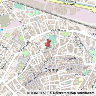 Mappa Via Giovanni Bottesini, 8, 26013 Crema, Cremona (Lombardia)
