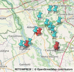 Mappa Via Don Verzini, 20080 Ozzero MI, Italia (7.33389)