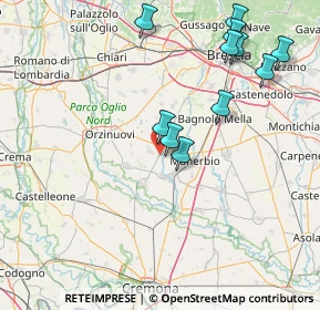 Mappa Via Delle Robinie, 25028 Verolanuova BS, Italia (17.00455)