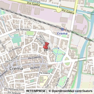 Mappa Via Luigi Griffini, 40, 26013 Crema, Cremona (Lombardia)