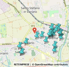 Mappa Via Paolo Braguti, 26013 Crema CR, Italia (1.087)
