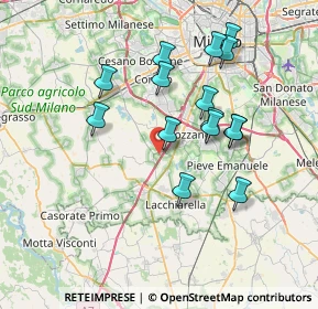 Mappa 20080 Zibido San Giacomo MI, Italia (6.844)