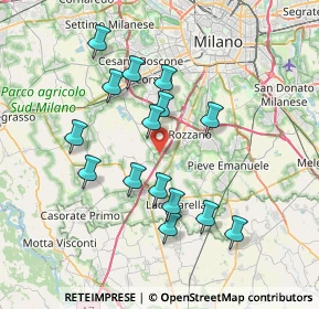 Mappa 20080 Zibido San Giacomo MI, Italia (6.89133)