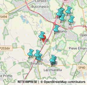 Mappa 20080 Zibido San Giacomo MI, Italia (4.20357)