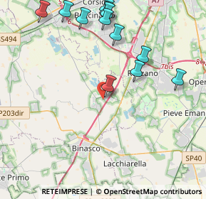 Mappa 20080 Zibido San Giacomo MI, Italia (4.835)