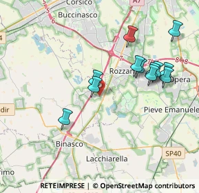 Mappa SP 390, 20080 Zibido San Giacomo MI, Italia (3.74833)