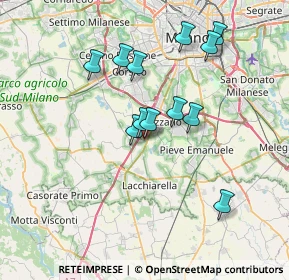 Mappa SP 390, 20080 Zibido San Giacomo MI, Italia (6.41417)