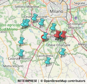 Mappa SP 390, 20080 Zibido San Giacomo MI, Italia (6.486)