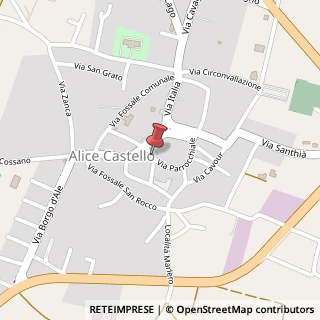Mappa Piazza Castello, 10B, 13040 Alice Castello, Vercelli (Piemonte)