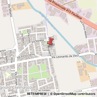 Mappa Via Borgogna, 8, 26010 Bagnolo Cremasco, Cremona (Lombardia)