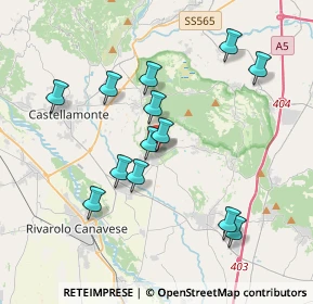 Mappa Via Principe Amedeo, 10011 Agliè TO, Italia (3.60077)