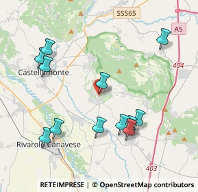 Mappa Via Principe Amedeo, 10011 Agliè TO, Italia (4.24167)