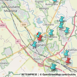 Mappa Via Enrico Fermi, 20077 Melegnano MI, Italia (2.65917)