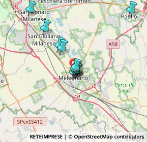 Mappa Via Enrico Fermi, 20077 Melegnano MI, Italia (2.68)