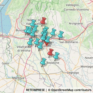 Mappa Via Maccachiove, 37059 Zevio VR, Italia (10.244)