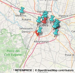 Mappa Via Milani Don, 35020 Sant'Agostino PD, Italia (6.87267)