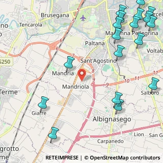 Mappa Via Milani Don, 35020 Sant'Agostino PD, Italia (3.355)