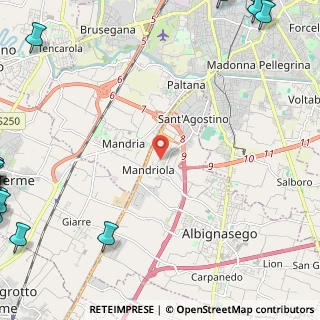 Mappa Via Milani Don, 35020 Mandriola-Sant'Agostino PD, Italia (4.602)