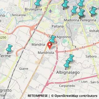 Mappa Via Milani Don, 35020 Sant'Agostino PD, Italia (3.38385)