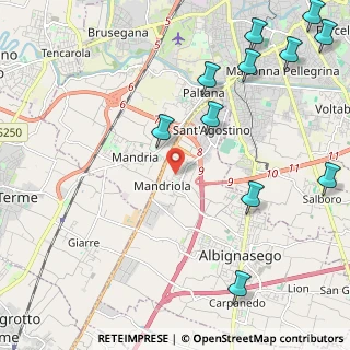 Mappa Via Milani Don, 35020 Mandriola-Sant'Agostino PD, Italia (2.96636)