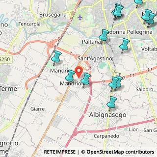 Mappa Via Milani Don, 35020 Mandriola-Sant'Agostino PD, Italia (2.968)