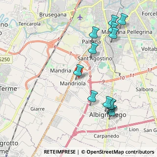 Mappa Via Milani Don, 35020 Sant'Agostino PD, Italia (2.2925)