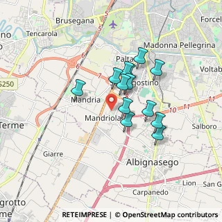 Mappa Via Milani Don, 35020 Mandriola-Sant'Agostino PD, Italia (1.30385)