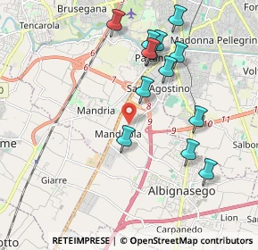 Mappa Via Milani Don, 35020 Sant'Agostino PD, Italia (1.98769)