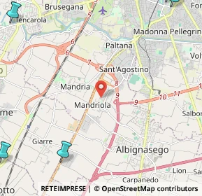 Mappa Via Milani Don, 35020 Sant'Agostino PD, Italia (4.602)