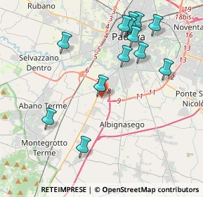 Mappa Via Milani Don, 35020 Sant'Agostino PD, Italia (4.40308)