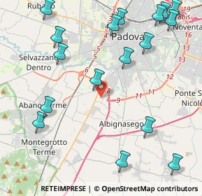 Mappa Via Milani Don, 35020 Sant'Agostino PD, Italia (5.48176)