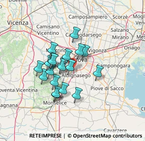 Mappa Via Milani Don, 35020 Sant'Agostino PD, Italia (10.265)