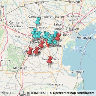 Mappa Via Sabbioncello, 35020 Sant'Angelo di Piove di Sacco PD, Italia (8.80188)
