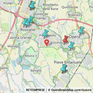 Mappa Via Artigianato, 20090 Milano MI, Italia (2.61455)