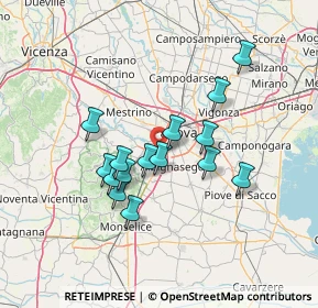 Mappa Mandria, 35142 Padova PD, Italia (11.64667)