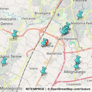 Mappa Mandria, 35142 Padova PD, Italia (2.67909)