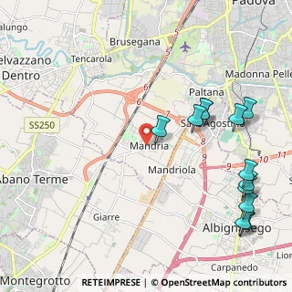 Mappa Mandria, 35142 Padova PD, Italia (2.61417)