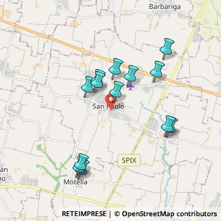 Mappa Via Rosa Gualandris, 25020 San Paolo BS, Italia (1.84231)